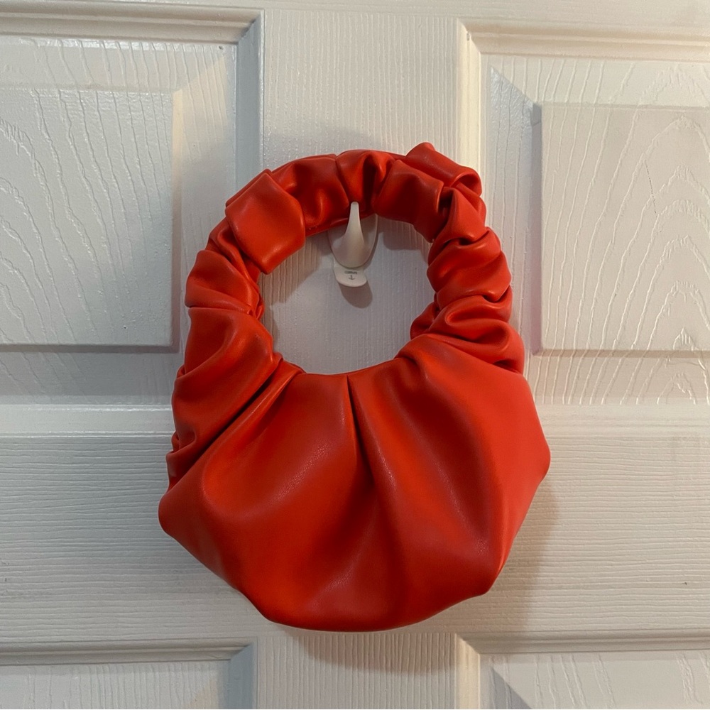 Scrunch-Handle Mini Shoulder Bag